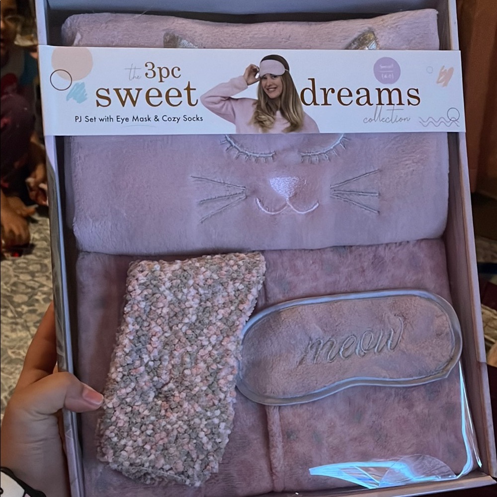 Sweet Dreams 3-Piece PJ Set - Pink